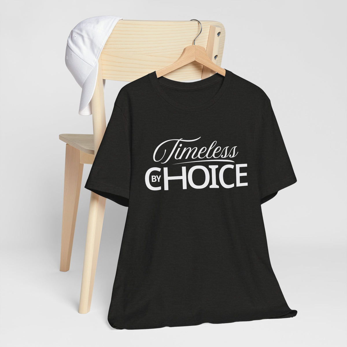 Timeless By Choice Graphic Tee-Retro Inspirational Cotton Unisex T-Shirt by Printify