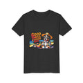 Youth Tee-'Good Times & Golden Skies' Beach Dog Graphic Unisex T-Shirt by Printify