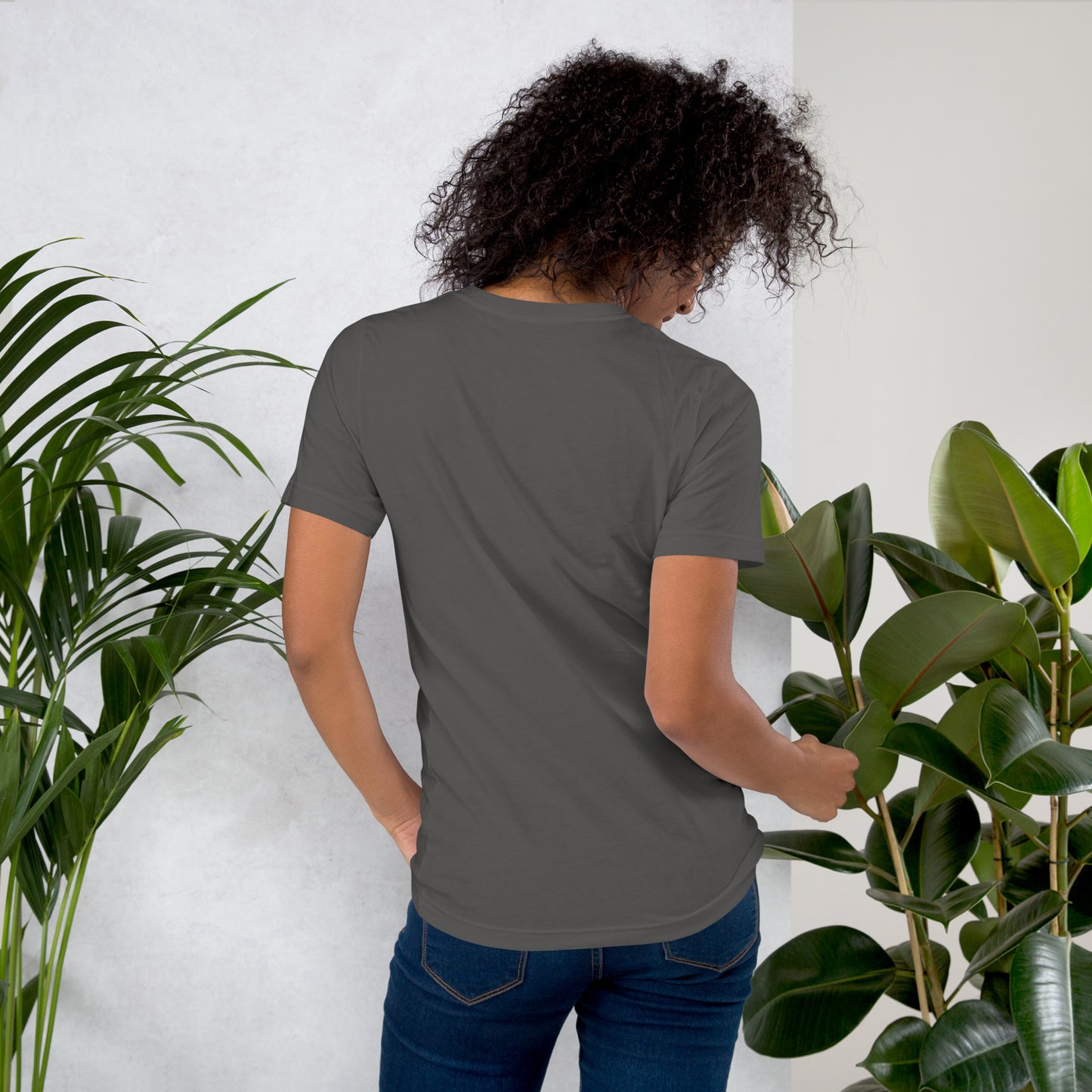 Women's inspirational cotton t-shirt reading Be the Energy You Want to Attract, mindset graphic tee