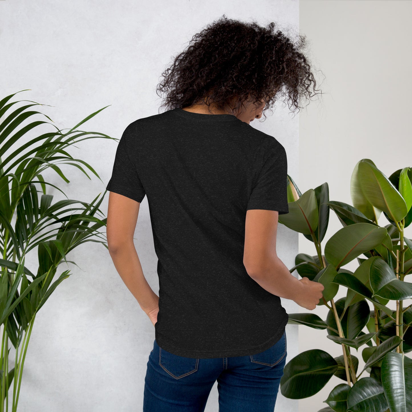 Women's inspirational cotton t-shirt reading Be the Energy You Want to Attract, mindset graphic tee