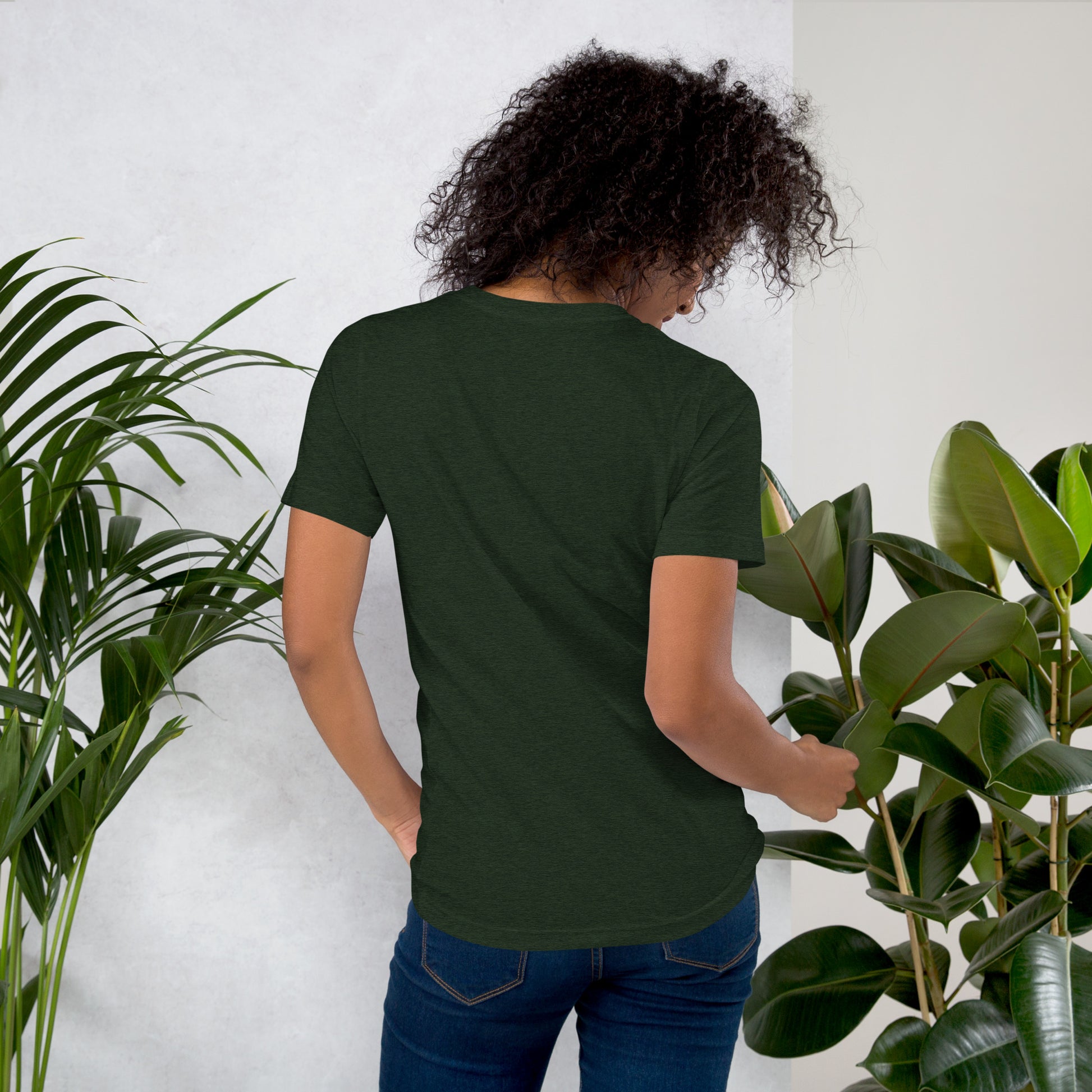 Women's inspirational cotton t-shirt reading Be the Energy You Want to Attract, mindset graphic tee