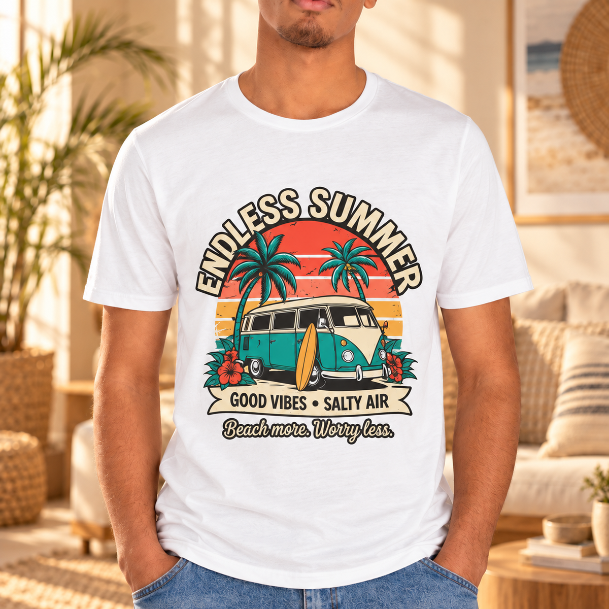 Endless Summer Vintage Surf Van Tee | Ortrends