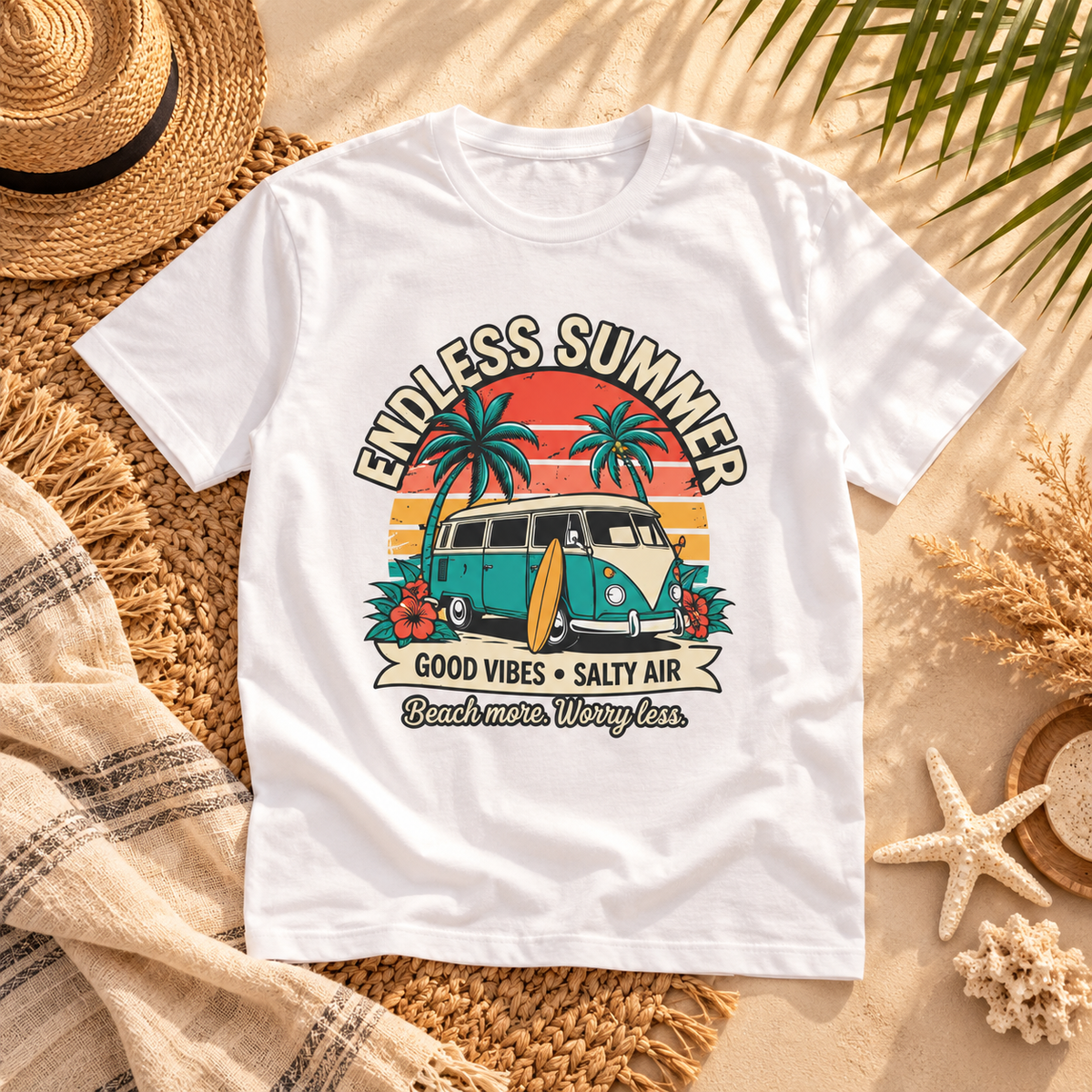 Endless Summer Vintage Surf Van Tee | Ortrends