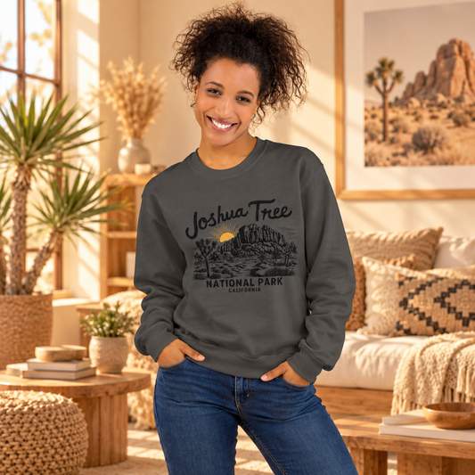 Joshua Tree National Park Sweatshirt – Vintage California Desert Crewneck