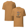 Unisex cotton t-shirt reading Kindness is Magic, whimsical inspirational graphic tee 