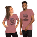 Unisex cotton t-shirt reading My Son and Daughter My Heart, heartfelt family graphic tee