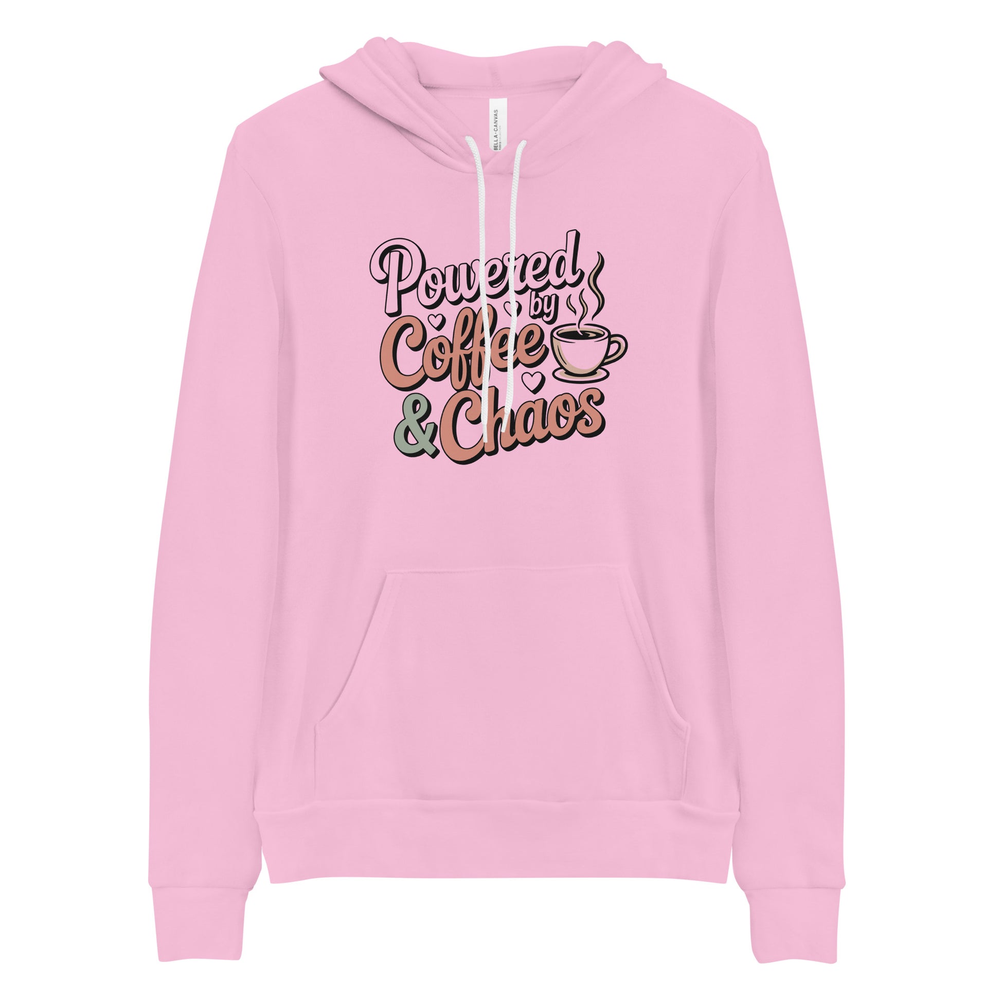 Powered By Coffee And Chaos Funny Coffee Life's Hoodie | Ortrends