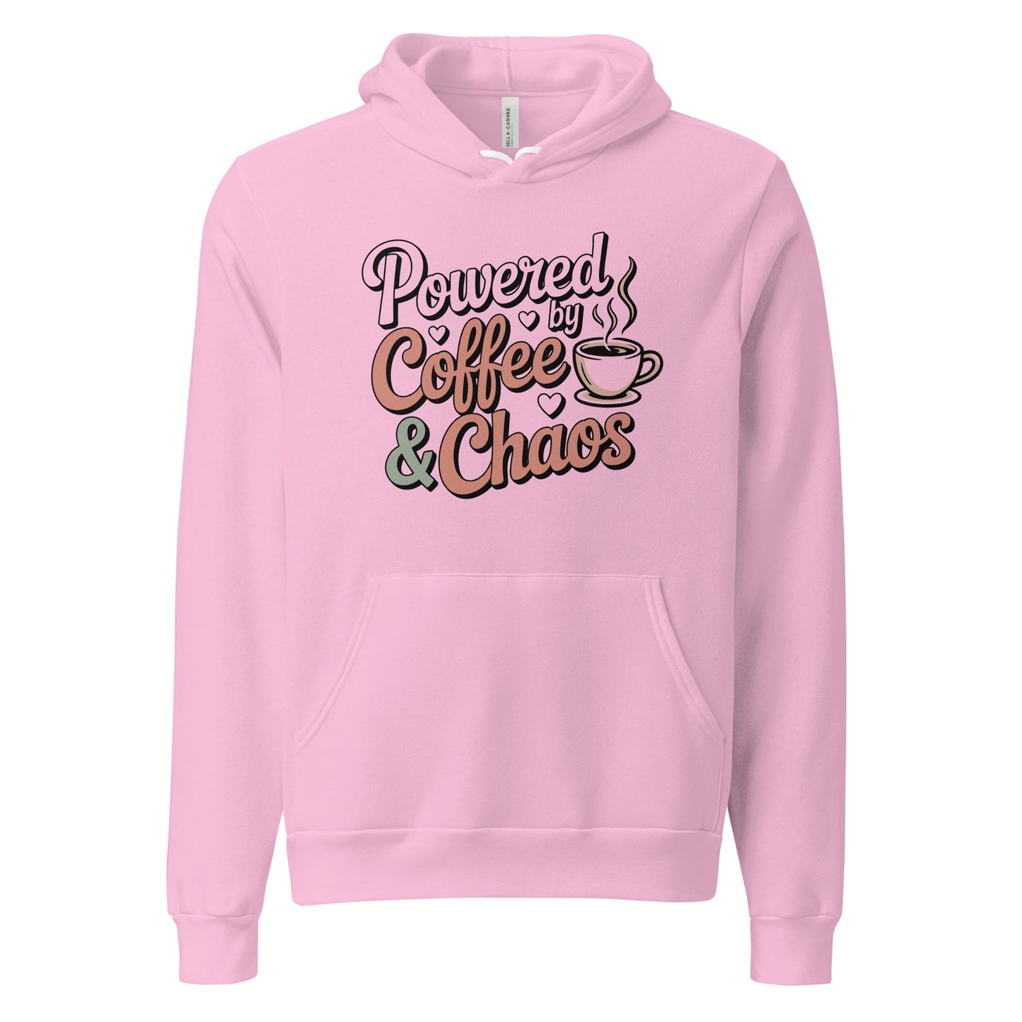 Powered By Coffee And Chaos Funny Coffee Life's Hoodie | Ortrends