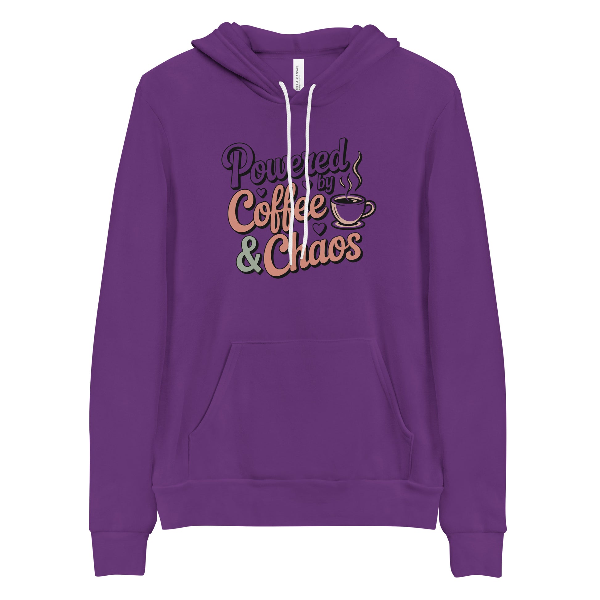 Powered By Coffee And Chaos Funny Coffee Life's Hoodie | Ortrends