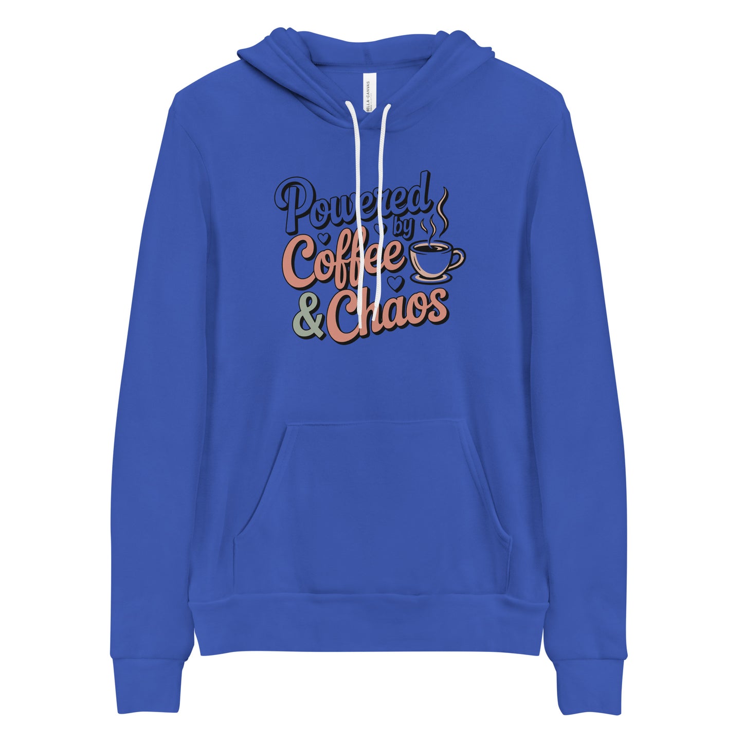 Powered By Coffee And Chaos Funny Coffee Life's Hoodie | Ortrends