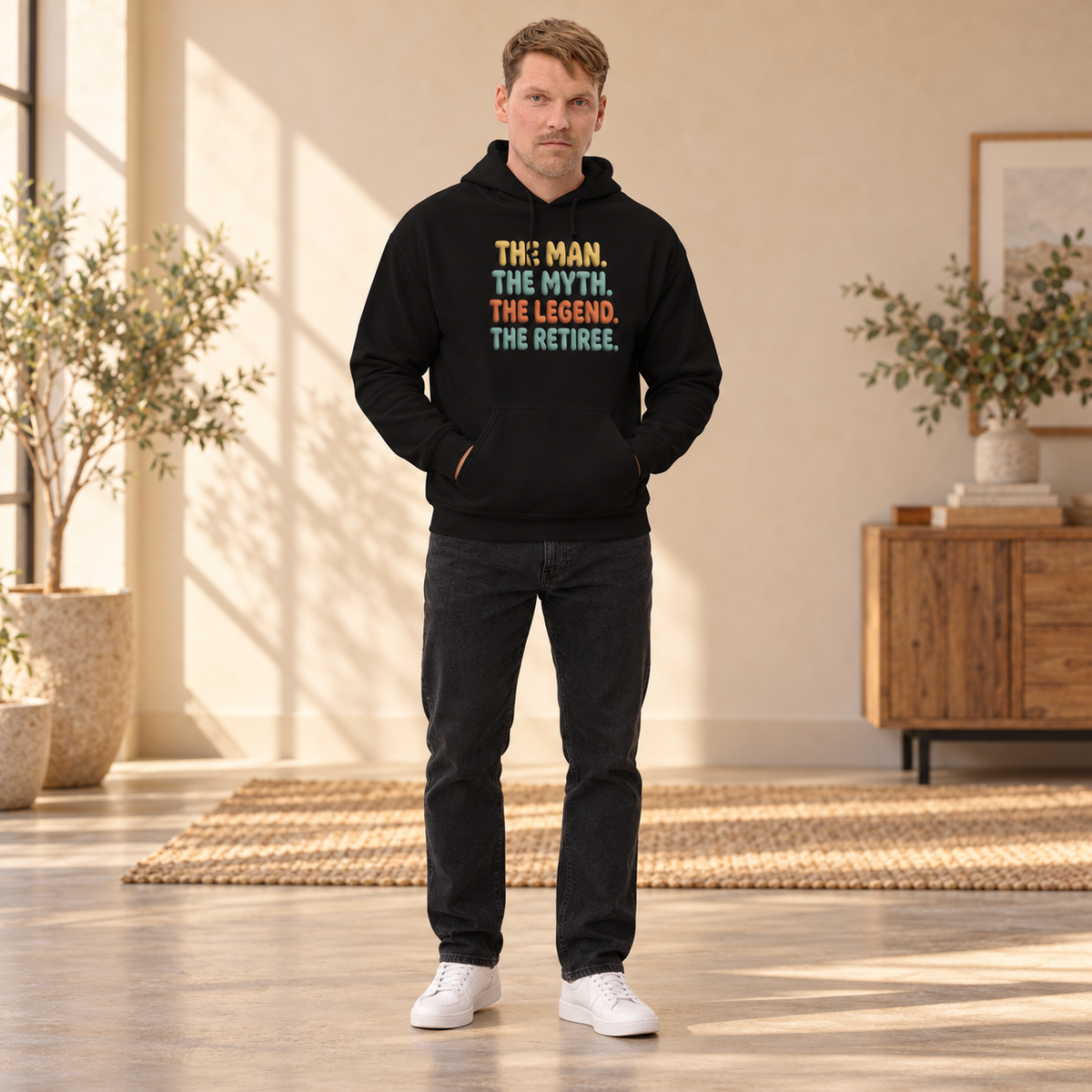Retired Legend Unisex Hoodie | The Man The Myth The Legend The Retiree Unisex Hoodie