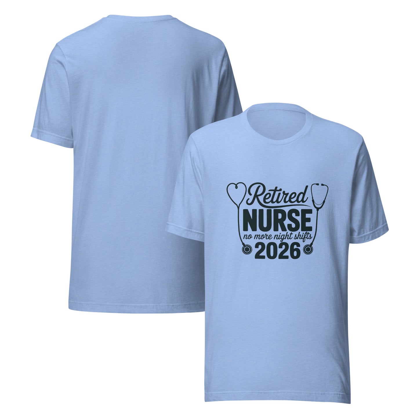 Retired Nurse No More Night Shifts 2026 | Nurse Retirement Gift by Ortrends