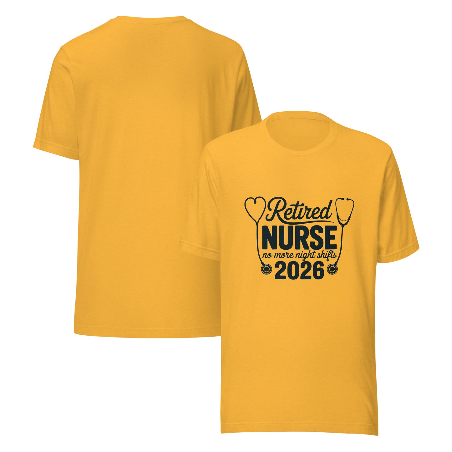 Retired Nurse No More Night Shifts 2026 | Nurse Retirement Gift by Ortrends