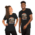 Unisex cotton t-shirt reading Road Trip State of Mind, travel lover graphic tee 