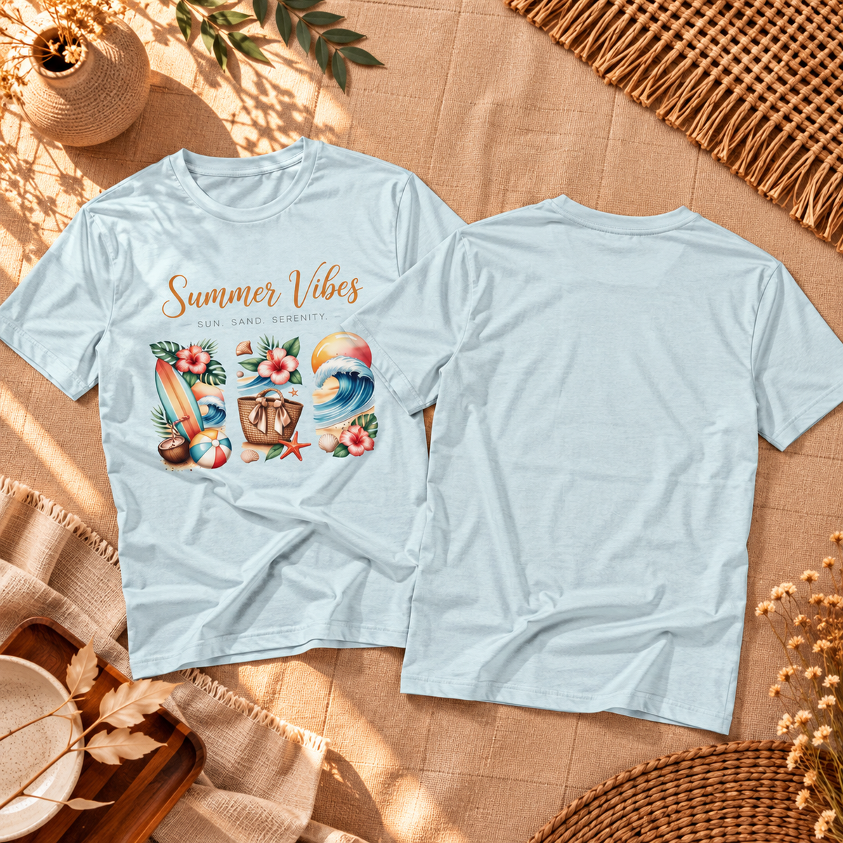 Summer Vibes Beach Graphic Tee | Unisex | Ortrends