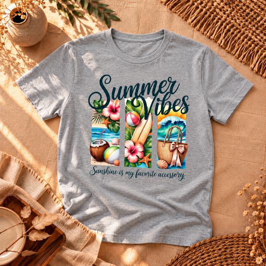 Sunshine Is My Favorite Accessory" Graphic Tee | Ortrends