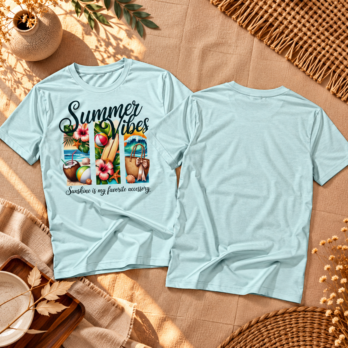 Grafik-T-Shirt „Sunshine Is My Favorite Accessory“ | Ortrends