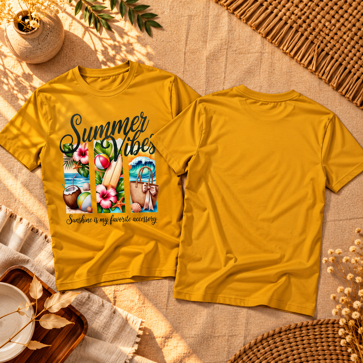 Grafik-T-Shirt „Sunshine Is My Favorite Accessory“ | Ortrends