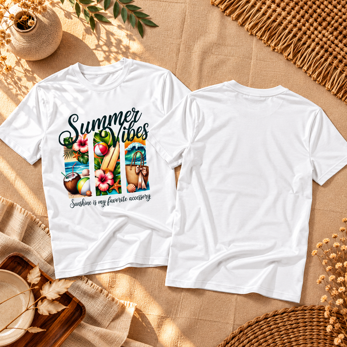 Grafik-T-Shirt „Sunshine Is My Favorite Accessory“ | Ortrends