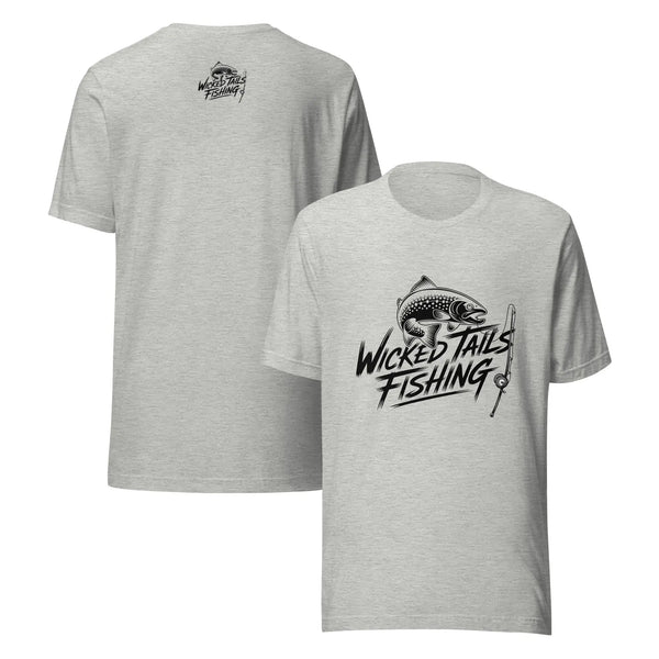 Wicked Tails Fishing Pet Lover Graphic Tee by Ortrends