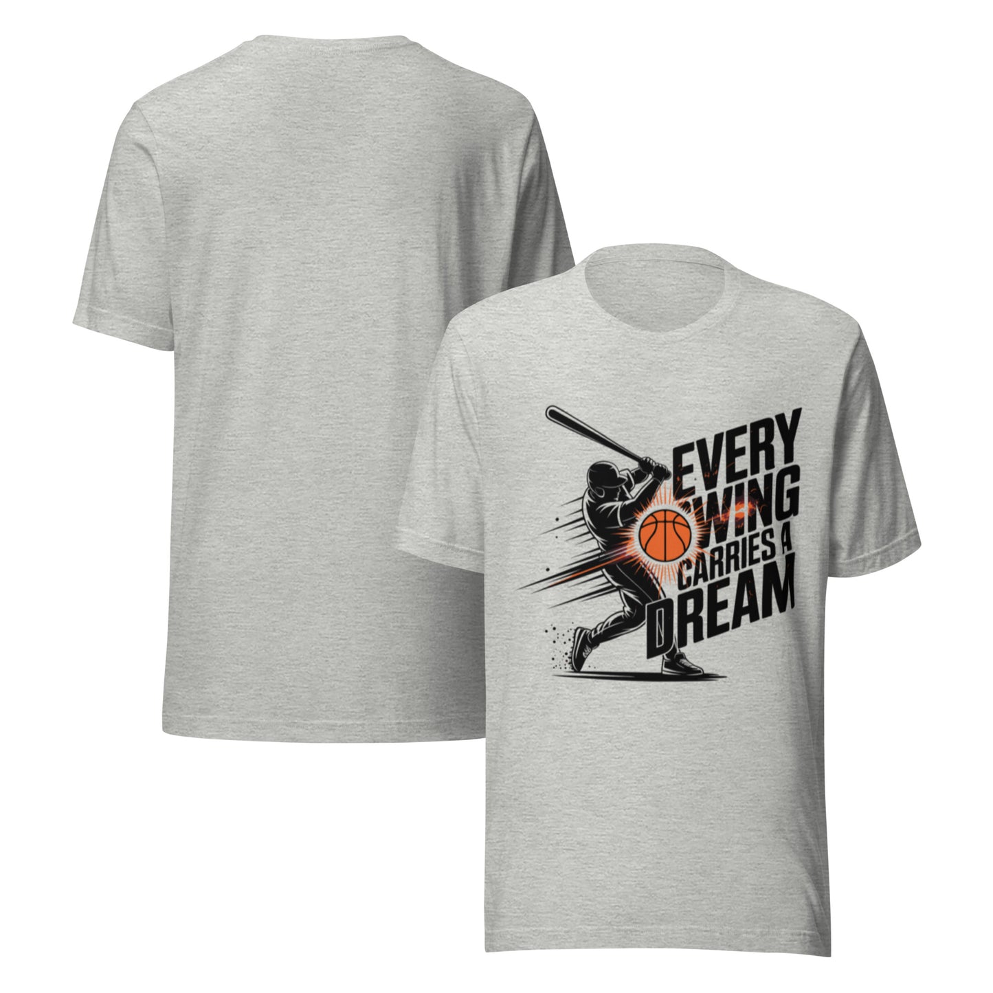 Dream Shot Wing Unisex T-Shirt | Bella Canvas DTG Sports Graphic Tee by Ortrends