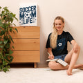 Soccer Mom Life Unisex T-Shirt | Bella Canvas DTG Soccer Tee by Ortrends