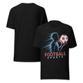 Football Spirit Unisex T-Shirt | Bella Canvas DTG Soccer Graphic Tee by Ortrends