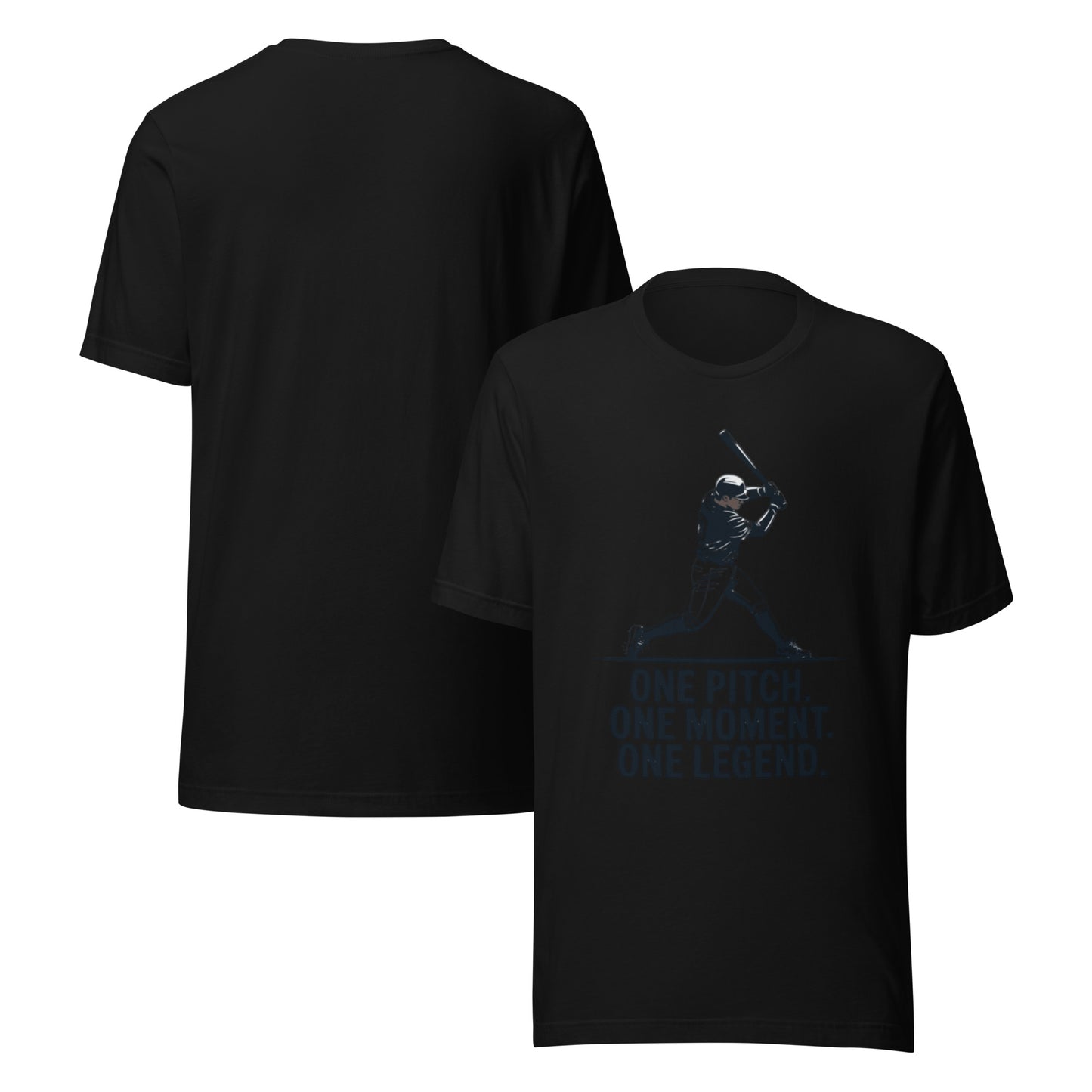One Pitch One Legend Unisex T-Shirt | Bella Canvas DTG Baseball Tee by Ortrends