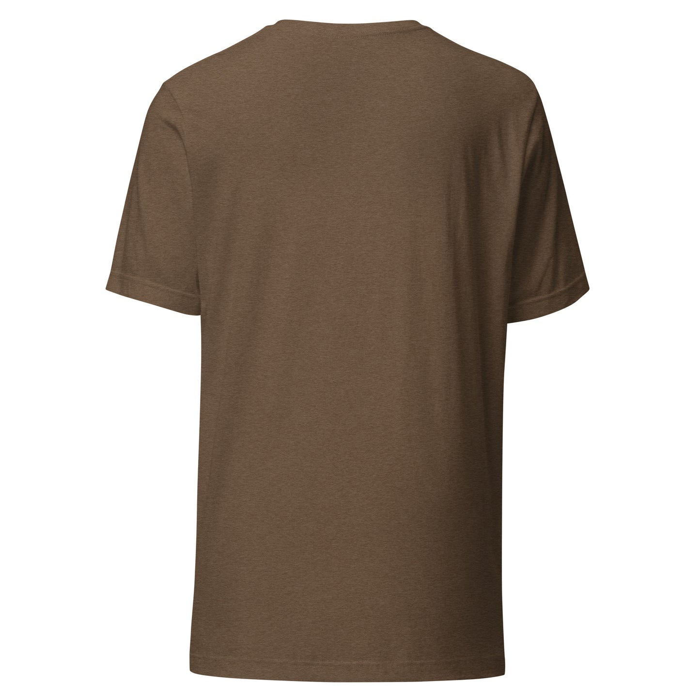 Reading Cat - Pet Lover heather-brown-back Cotton Tee, Bella+Canvas