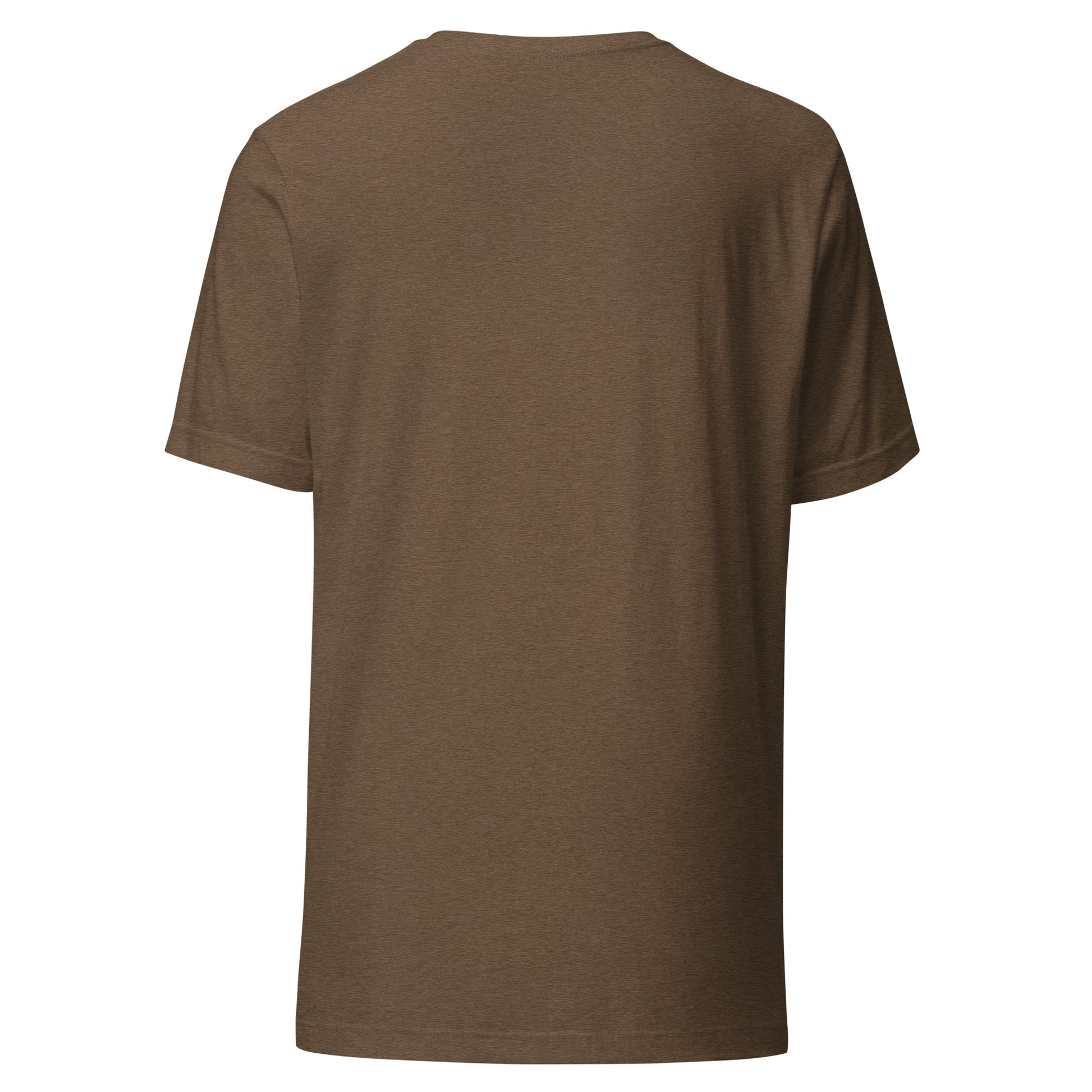 Reading Cat - Pet Lover heather-brown-back Cotton Tee, Bella+Canvas