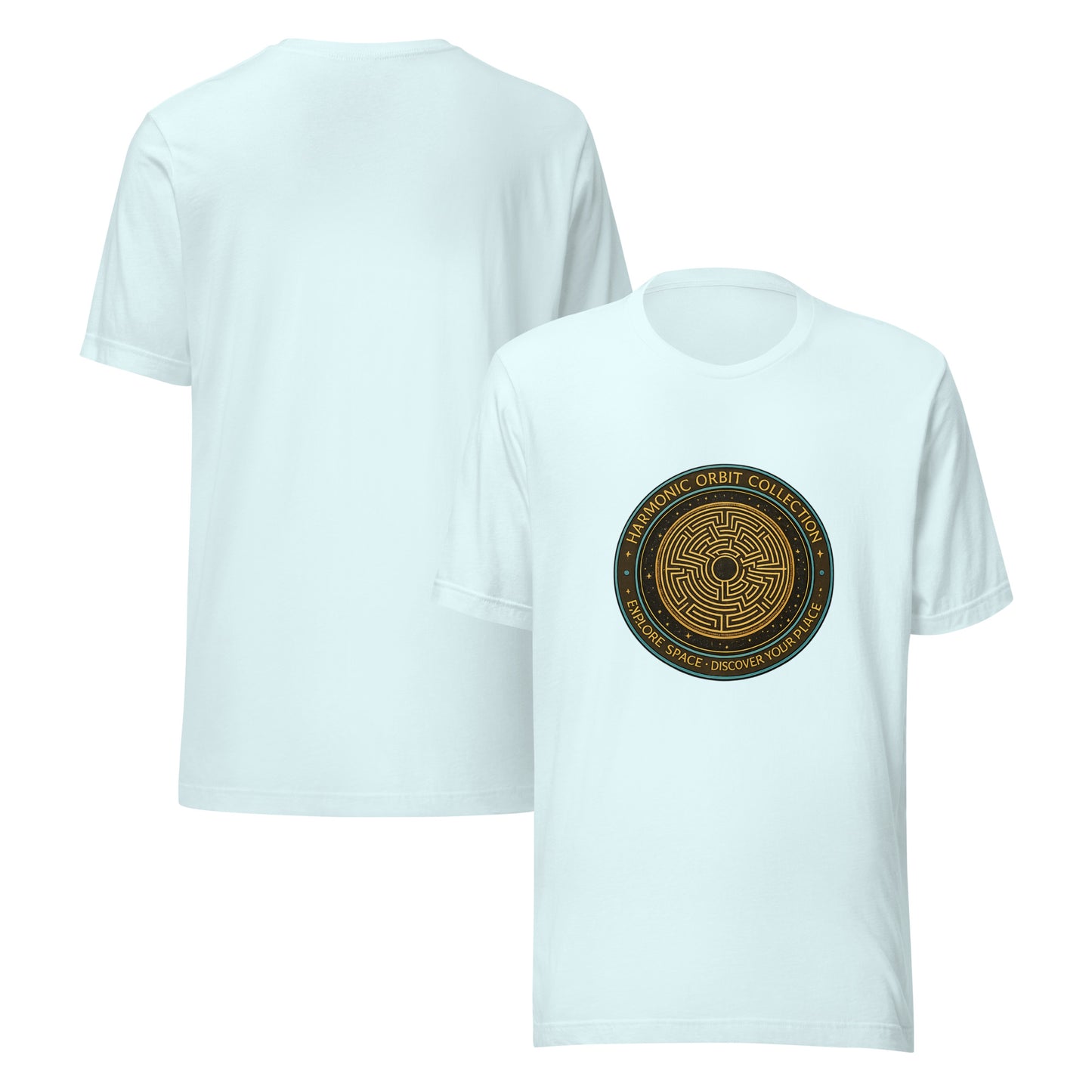 Harmonic Orbit Collection Unisex T-Shirt | Bella Canvas DTG Space Graphic Tee by Ortrends