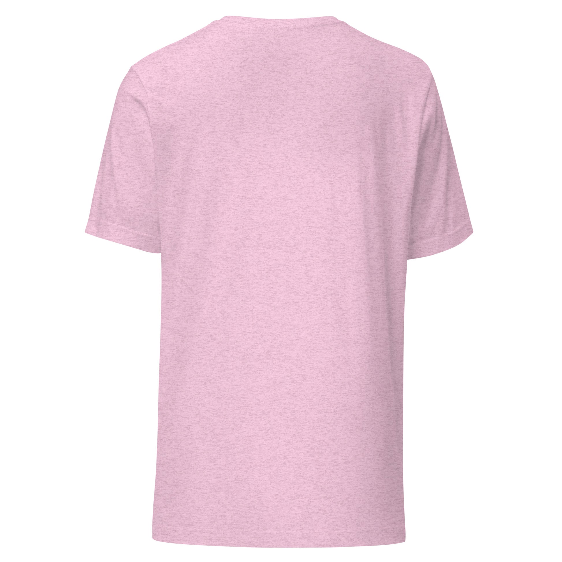 Reading Cat - Pet Lover Heather-Prism-Lilac-Back Cotton Tee, Bella+Canvas