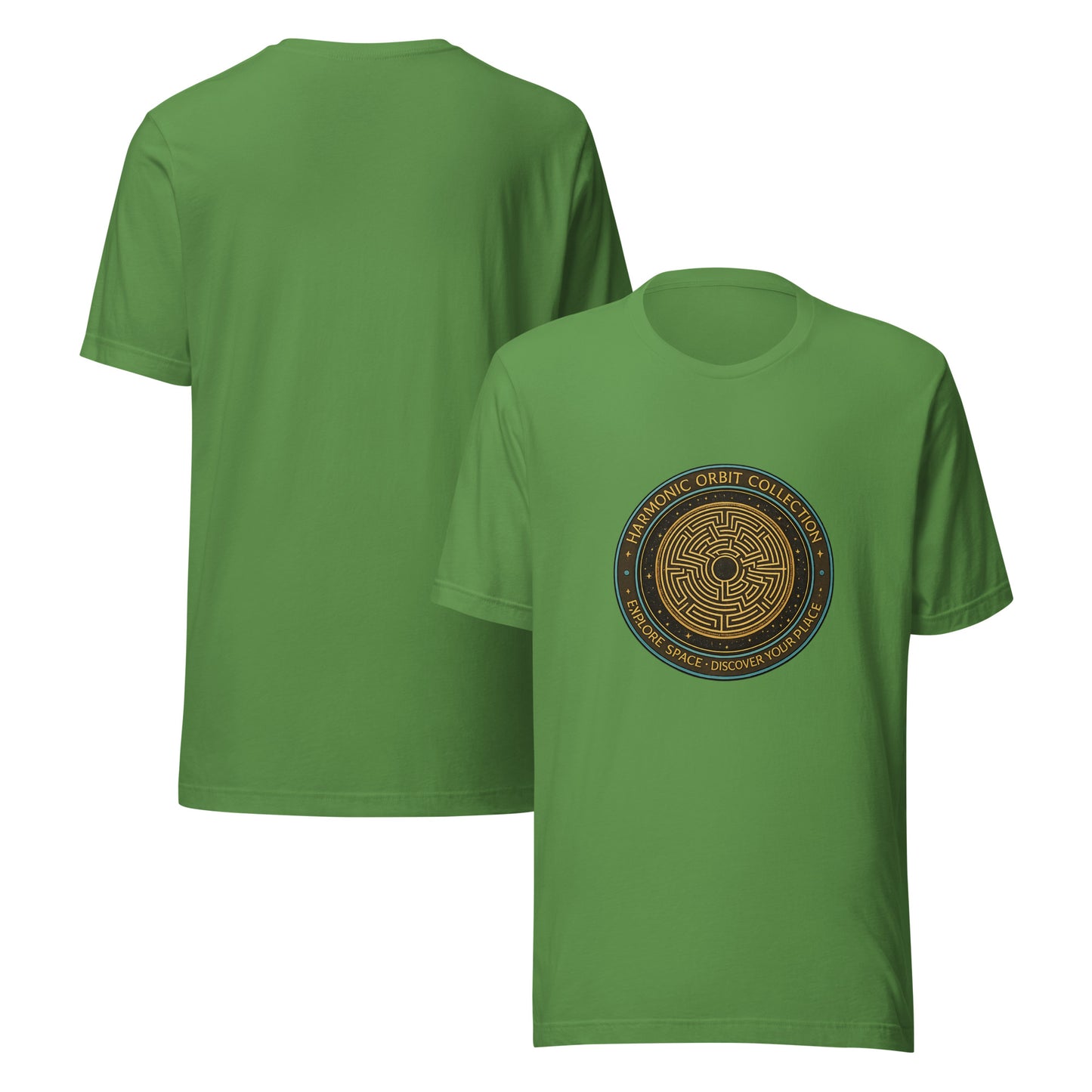Harmonic Orbit Collection Unisex T-Shirt | Bella Canvas DTG Space Graphic Tee by Ortrends
