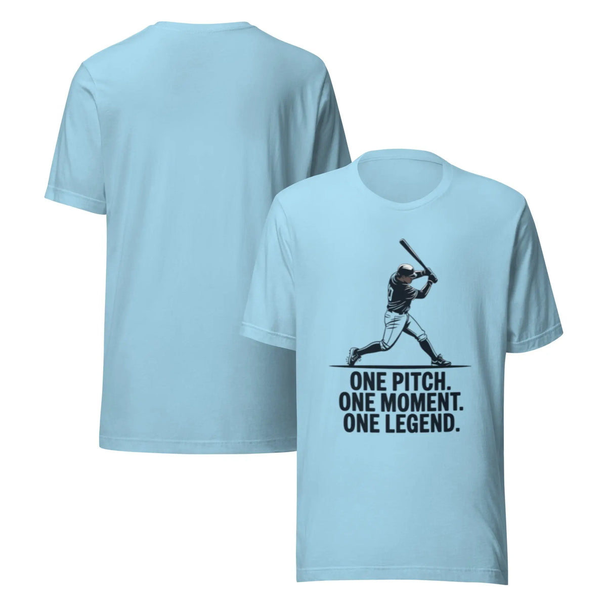 One Pitch One Legend Unisex T-Shirt | Bella Canvas DTG Baseball Tee by Ortrends