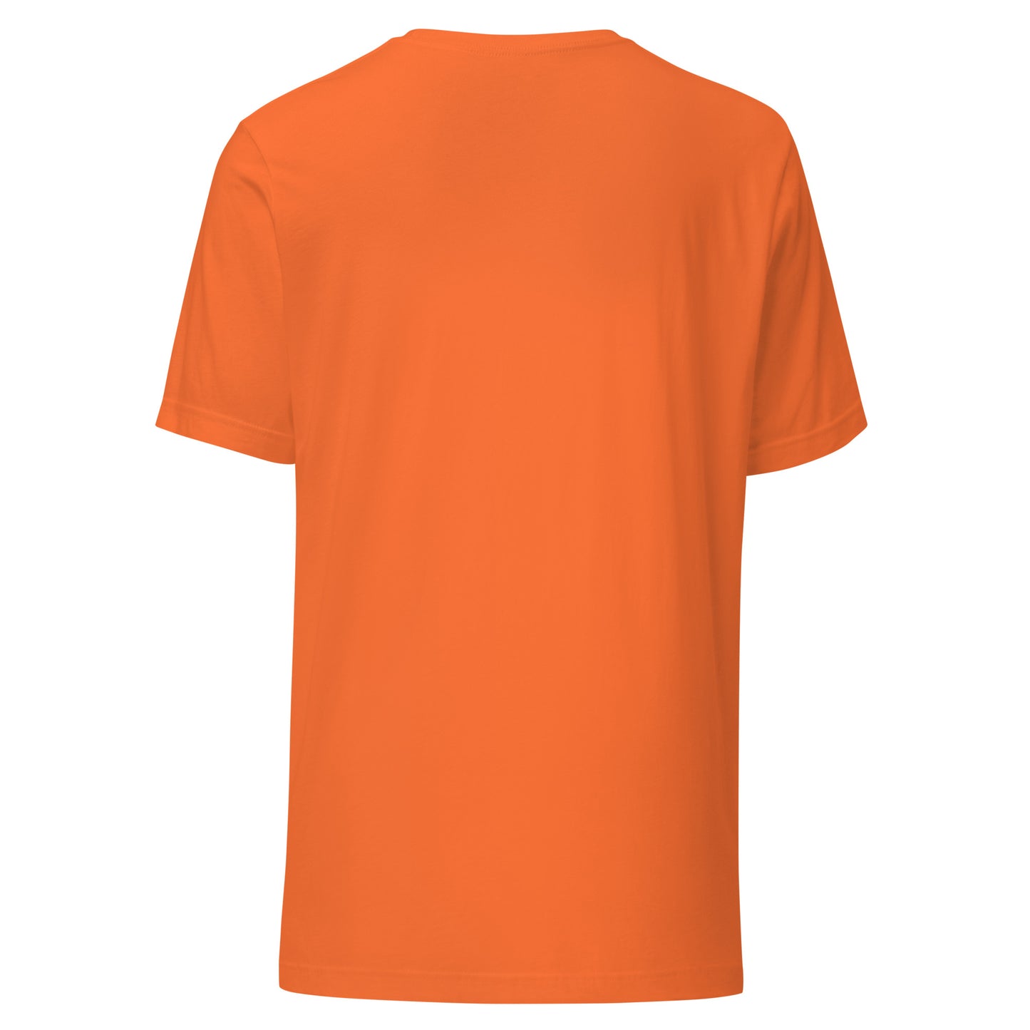 Reading Cat - Pet Lover orange-back Cotton Tee, Bella+Canvas