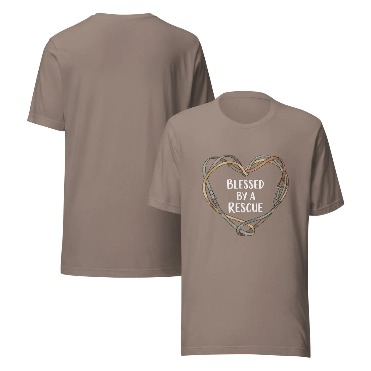 Blessed By a Rescue Pet Lover Graphic Tee by Ortrends