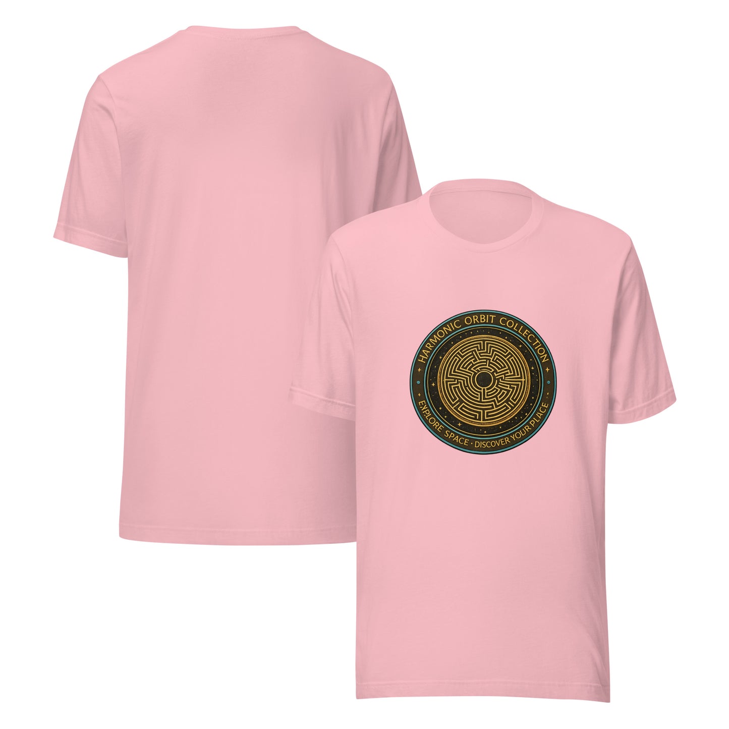 Harmonic Orbit Collection Unisex T-Shirt | Bella Canvas DTG Space Graphic Tee by Ortrends