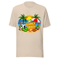 Summer Goals Unisex T-Shirt | Bella Canvas DTG Soccer Beach Tee by Ortrends