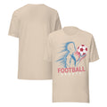 Football Spirit Unisex T-Shirt | Bella Canvas DTG Soccer Graphic Tee by Ortrends