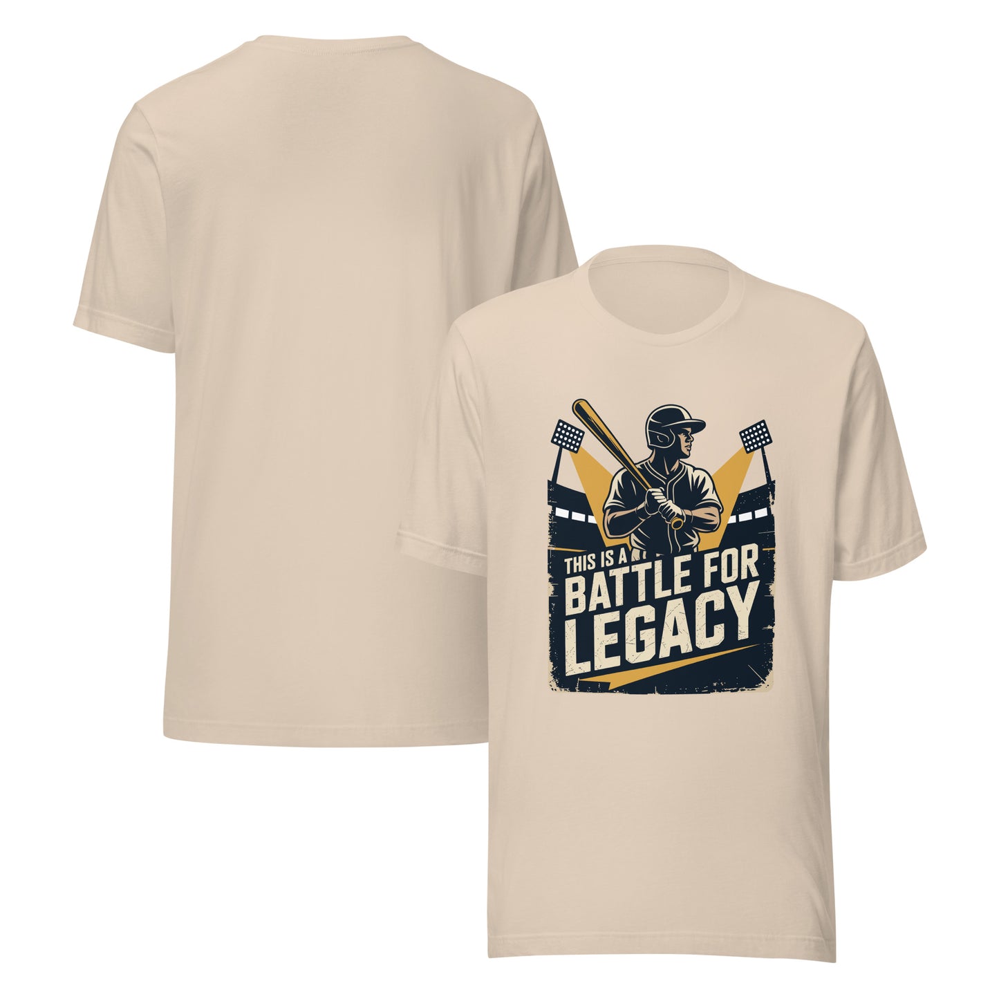 Battle For Legacy Unisex T-Shirt | Bella Canvas DTG Baseball Graphic Tee by Ortrends