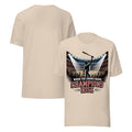 Crowd Roars Champions Rise Unisex T-Shirt | Bella Canvas DTG Baseball Tee by Ortrends
