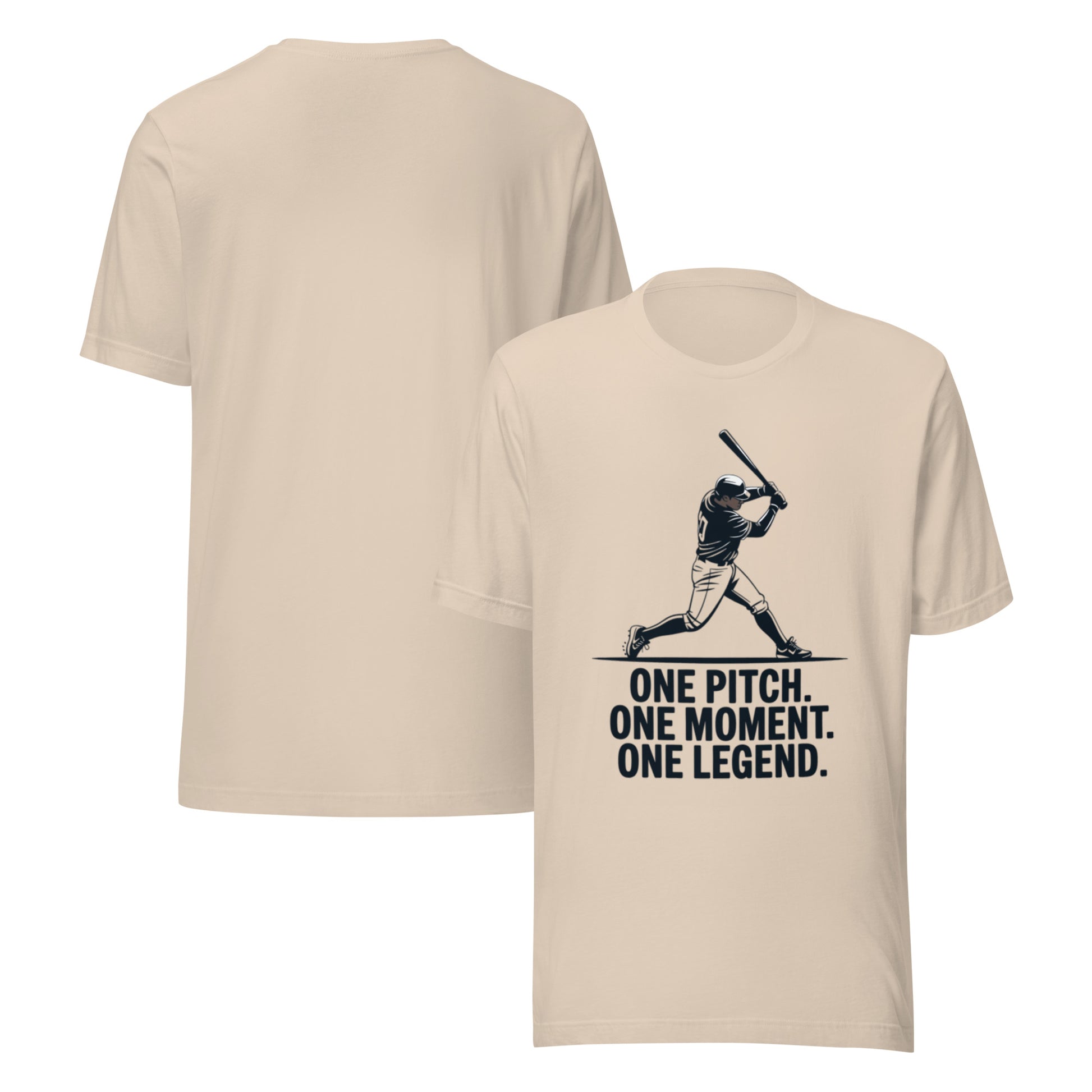 One Pitch One Legend Unisex T-Shirt | Bella Canvas DTG Baseball Tee by Ortrends