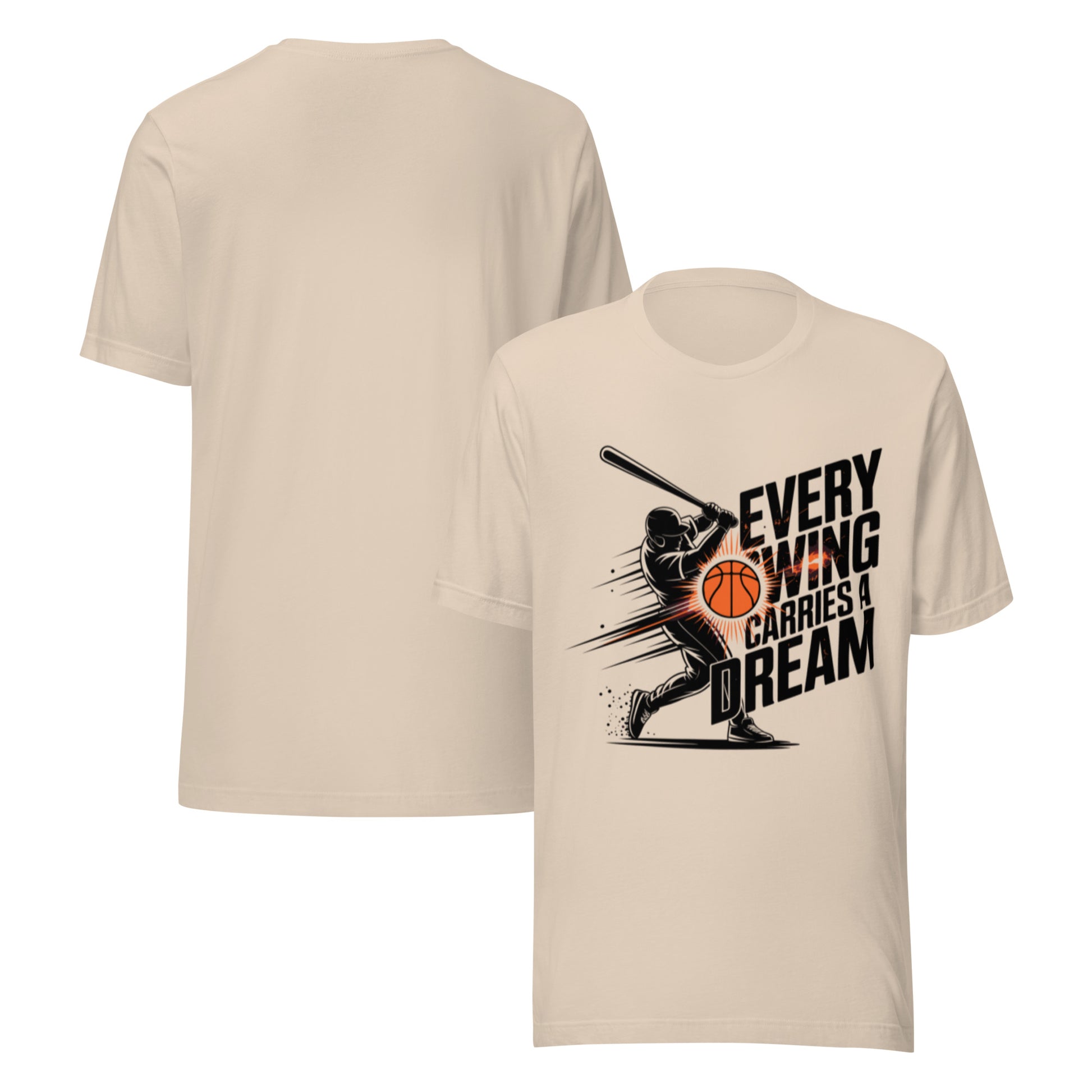 Dream Shot Wing Unisex T-Shirt | Bella Canvas DTG Sports Graphic Tee by Ortrends