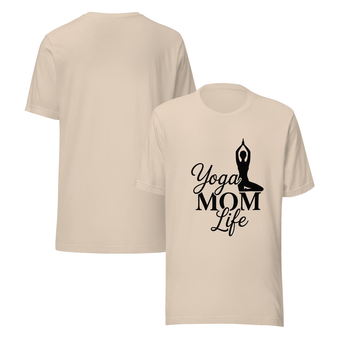 Yoga Mom Life Unisex T-Shirt | Bella Canvas DTG Yoga Tee by Ortrends