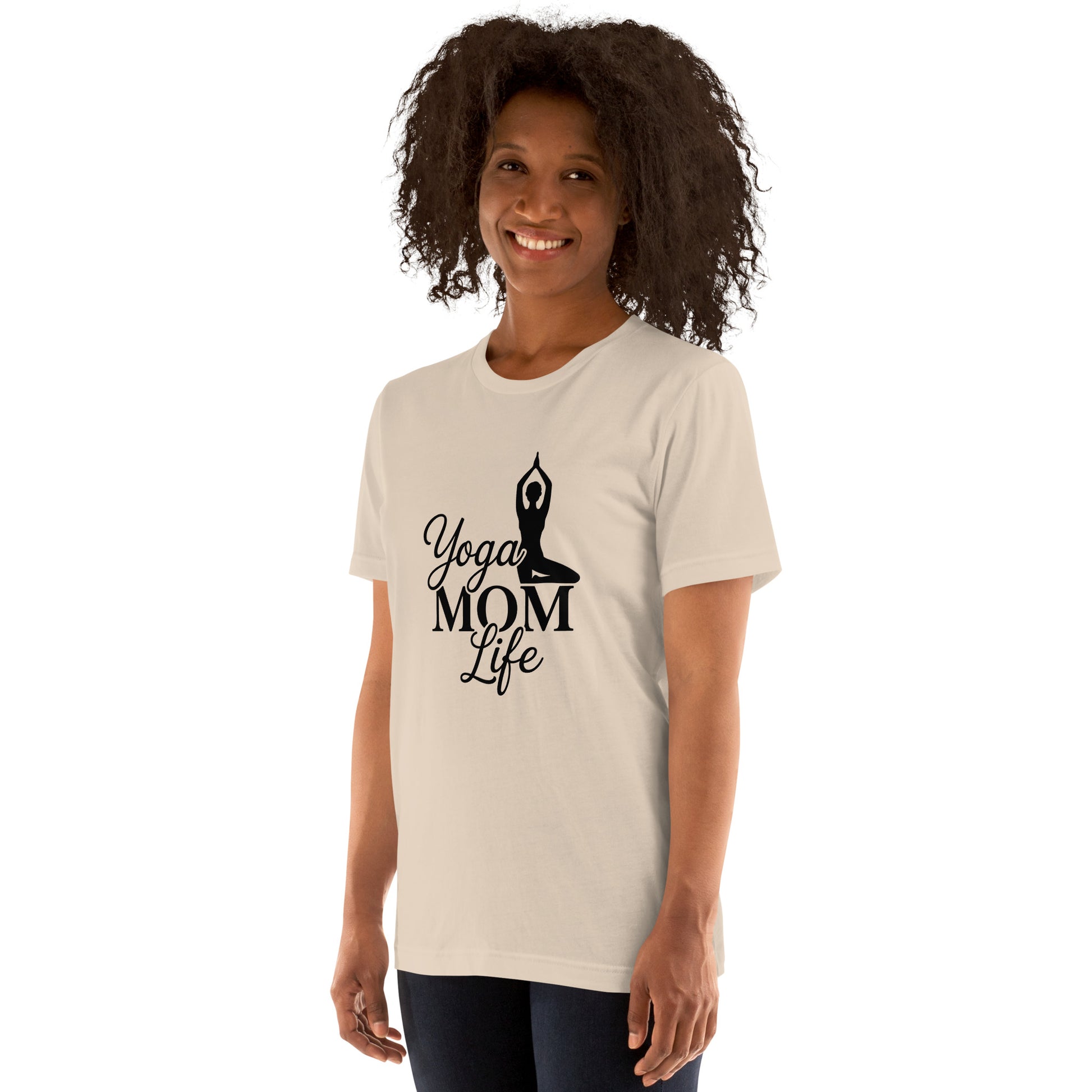 Yoga Mom Life Unisex T-Shirt | Bella Canvas DTG Yoga Tee by Ortrends