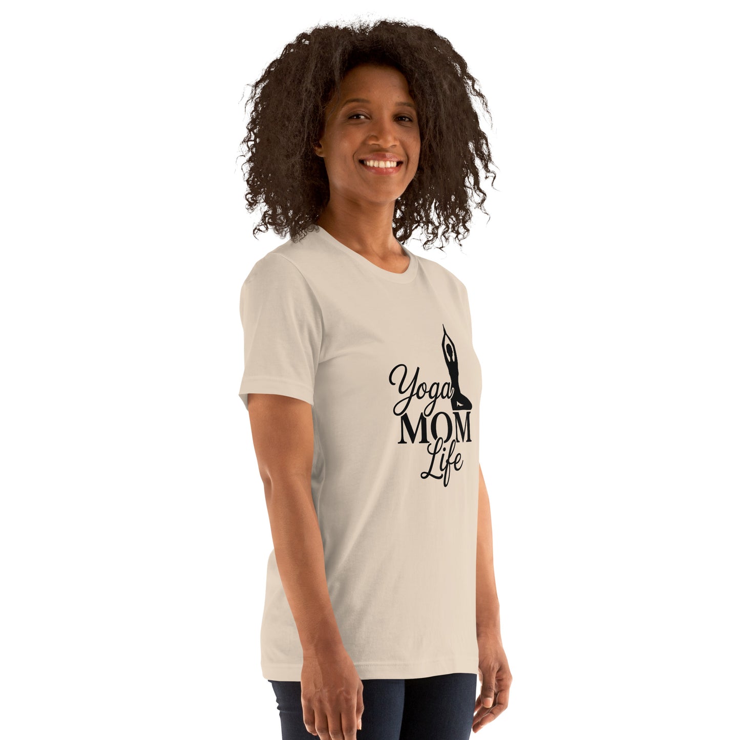 Yoga Mom Life Unisex T-Shirt | Bella Canvas DTG Yoga Tee by Ortrends