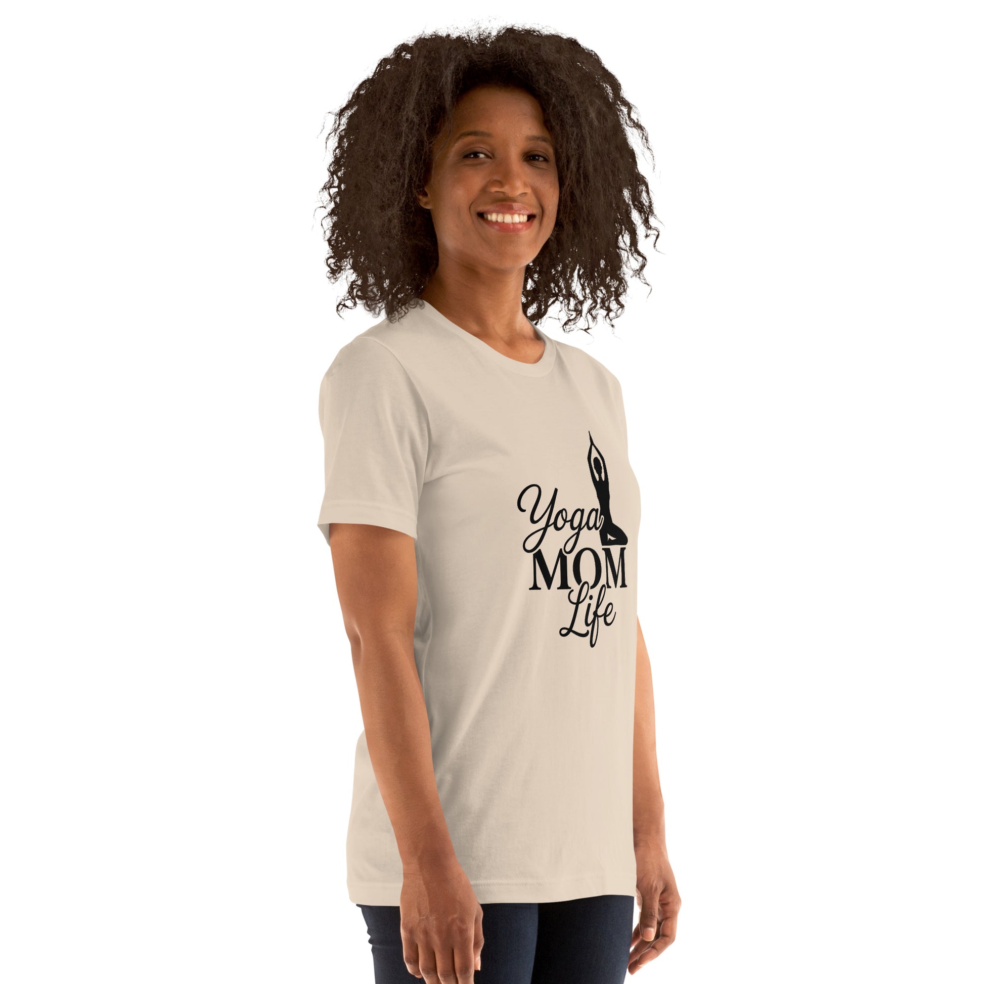 Yoga Mom Life Unisex T-Shirt | Bella Canvas DTG Yoga Tee by Ortrends