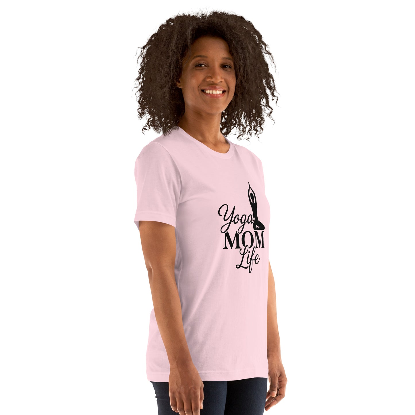 Yoga Mom Life Unisex T-Shirt | Bella Canvas DTG Yoga Tee by Ortrends