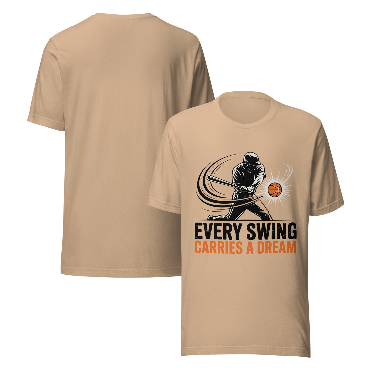 Every Swing Carries A Dream Unisex T-Shirt | Bella Canvas DTG Sports Graphic Tee by Ortrends