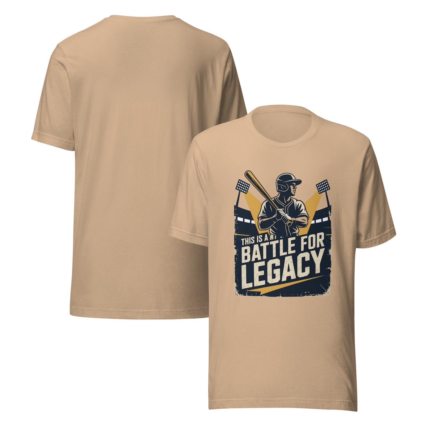 Battle For Legacy Unisex T-Shirt | Bella Canvas DTG Baseball Graphic Tee by Ortrends